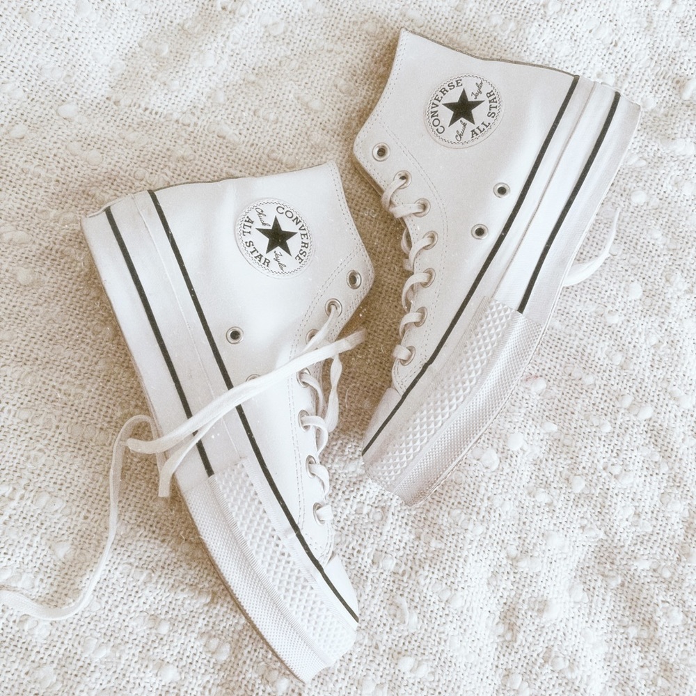 Platform Converse Worn One Time